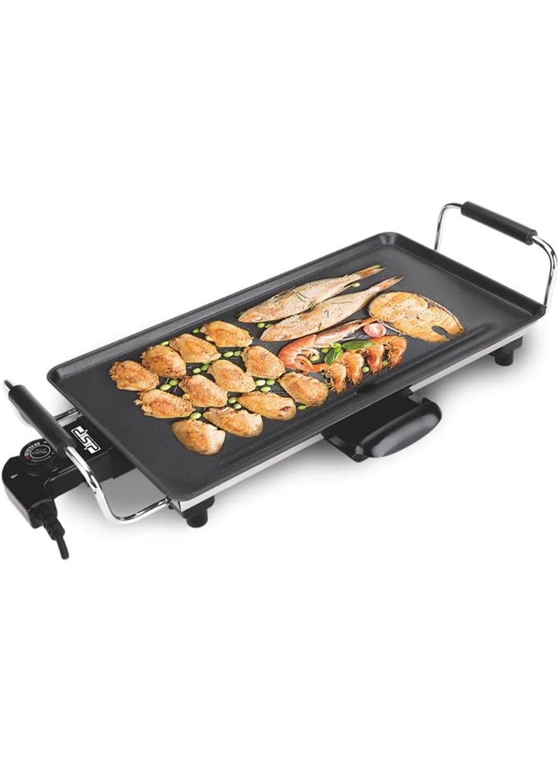 DSP Electric Grill  2000W  with Cast Aluminum Hot Plate Non-Stick Coating - Image 2